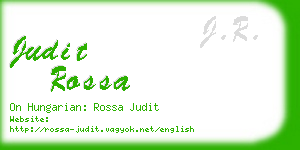 judit rossa business card
